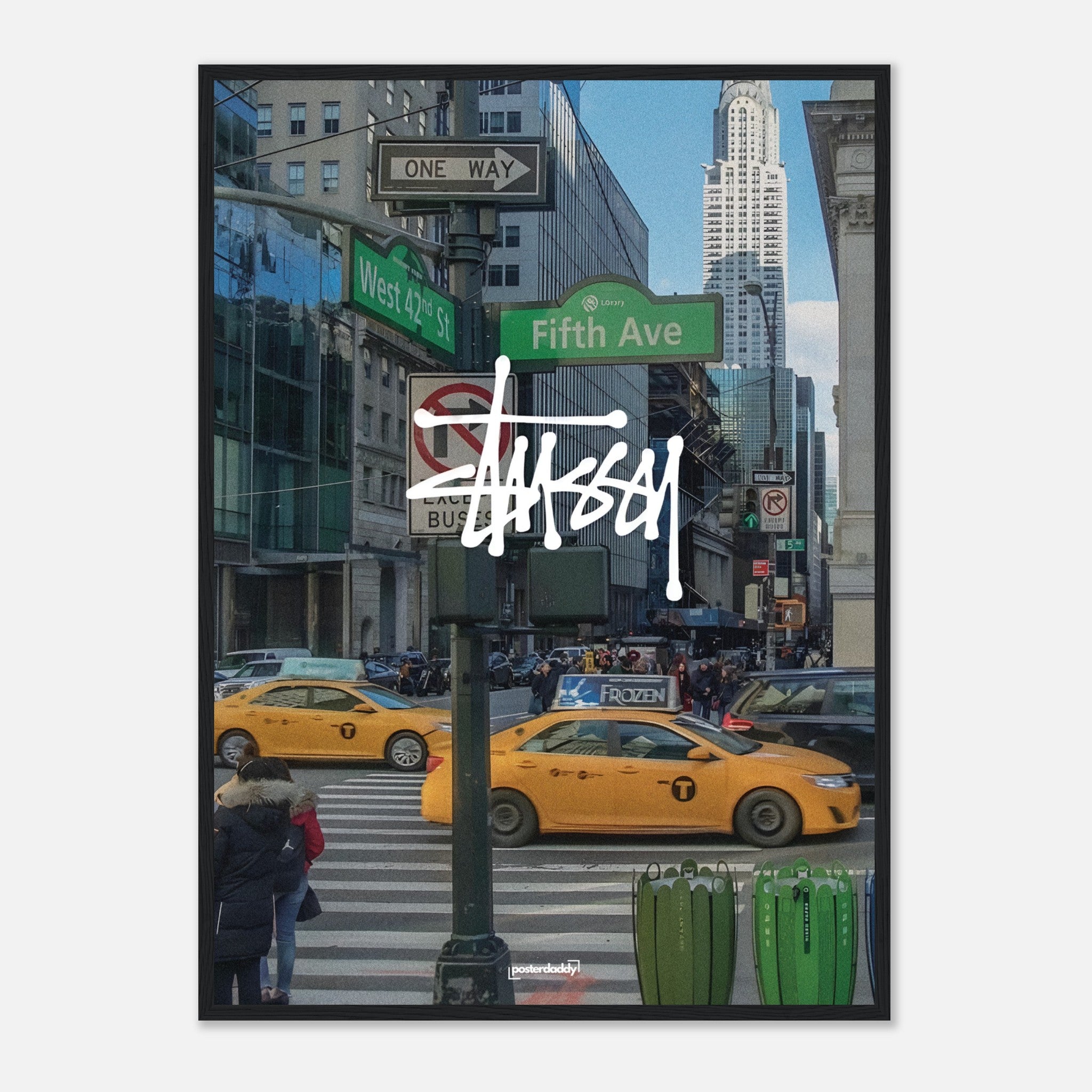 【未開封】STUSSY Livin’ GS Letterpress ポスター NY Poster – Posterdaddy